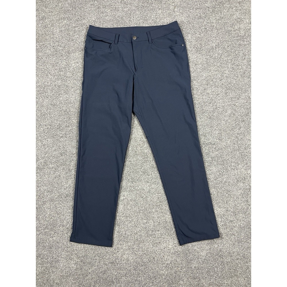 Lululemon Men's ABC Classic Fit Pants 32 True Navy Warpstreme Stretch $128